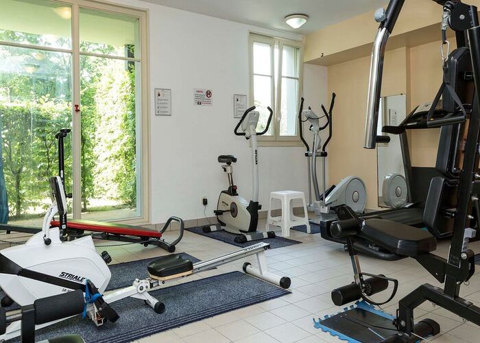 Salle de fitness dans une residence de tourisme en LMNP au domaine des rois à BERGHEIM
