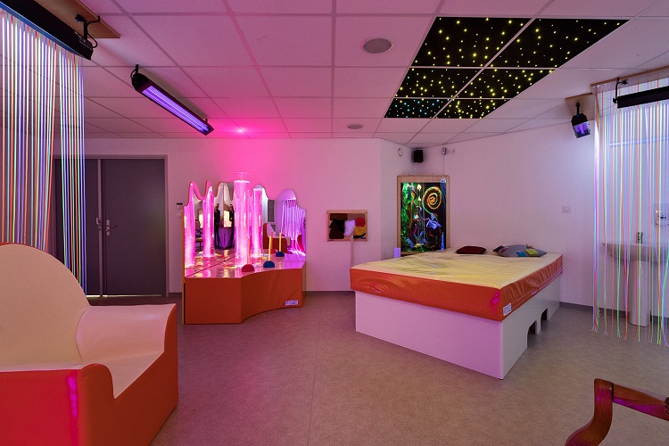 Salle Snoezelen de la résidence en LMNP de l'EHPAD Le Domaine de Domèvre à VAXY