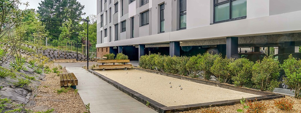 Boulodrone de la résidence étudiante LMNP All Suites Study à PESSAC