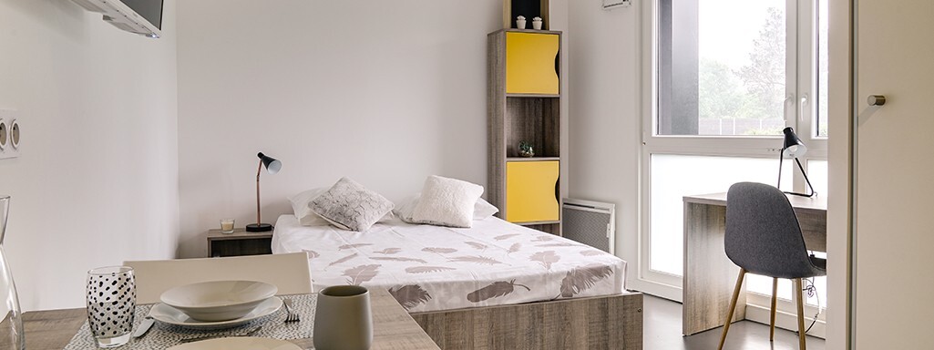 Studio de la résidence étudiante LMNP All Suites Study à PESSAC