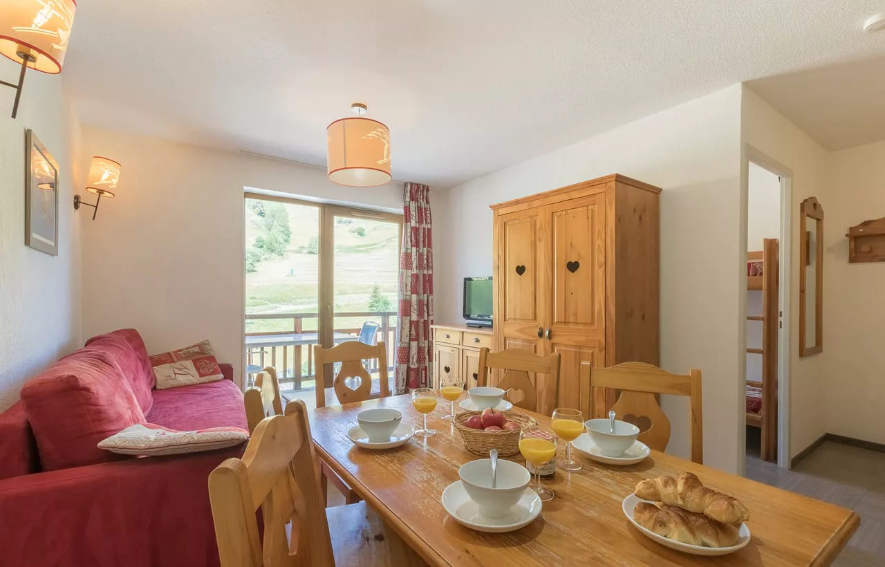 Séjour appartement de la résidence en LMNP de tourisme Pra Sainte Marie à VARS
