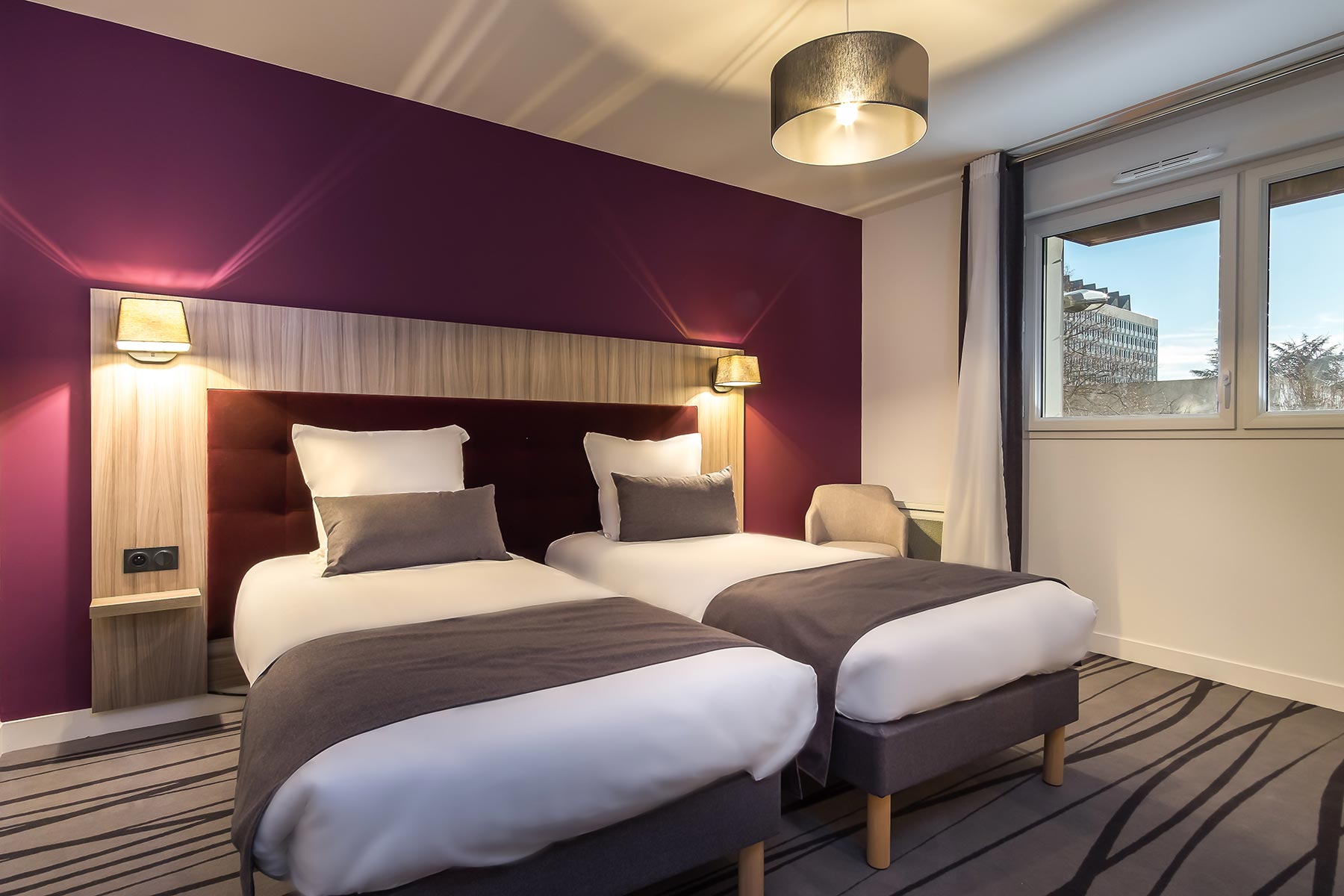 Chambre en résidence LMNP de tourisme Appart'Hotel Quai Victor Tours Centre à Tours