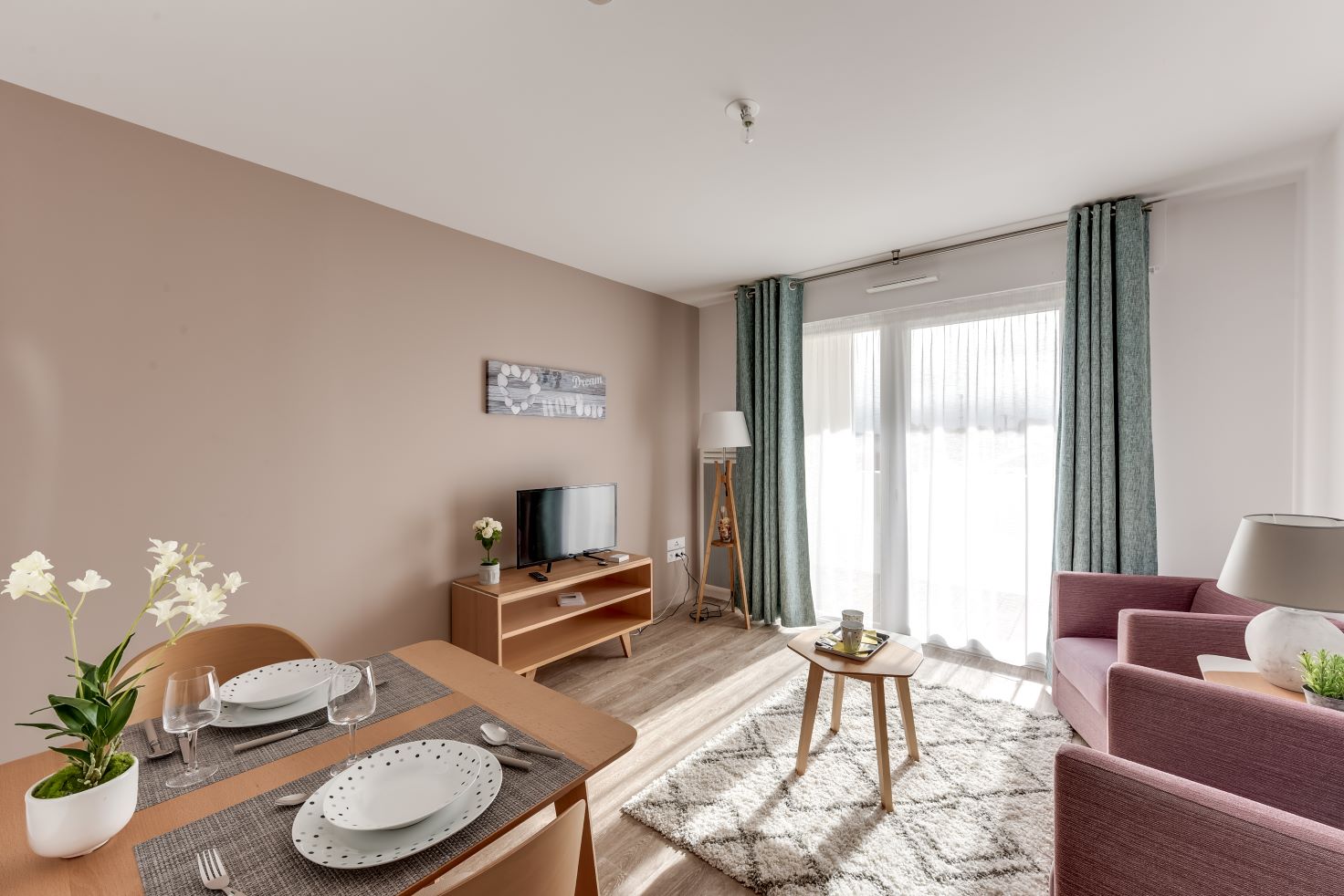 Salon en résidence sénior LMNP les Hauts de l'Herseau à CHALLANS