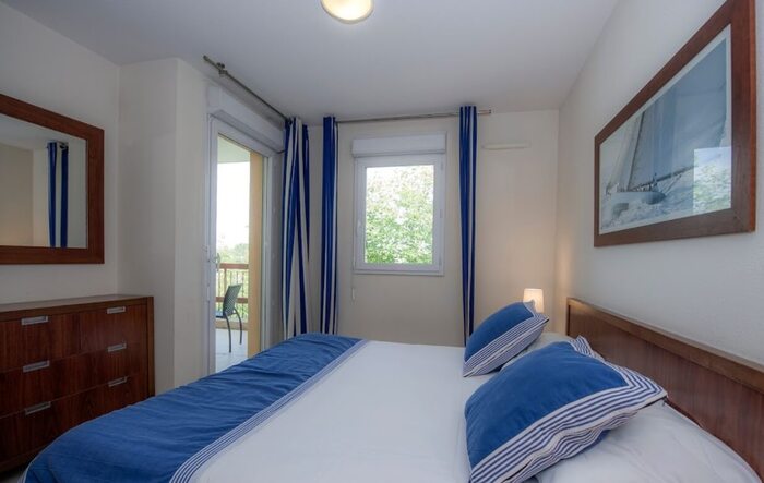 chambre dans la résidence de tourisme LMNP à Mandelieu La Napoule Riviera Resort