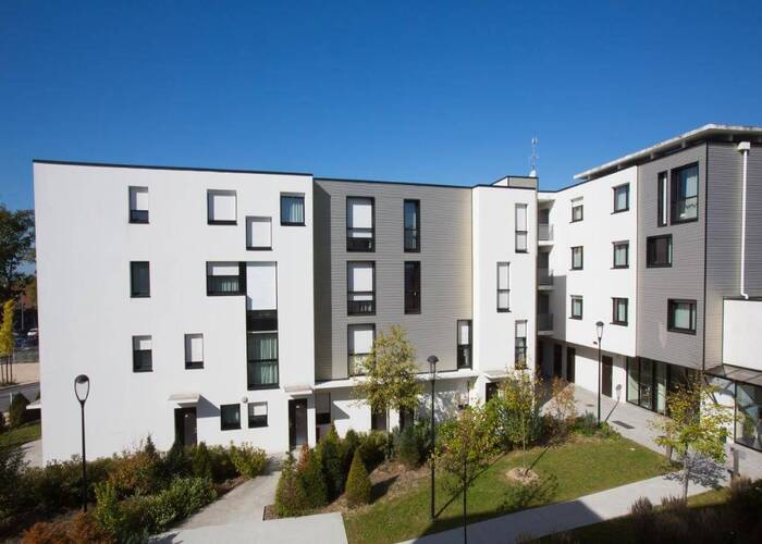 Extérieur résidence en LMNP tourisme affaires Pau All Suites Appart Hôtel