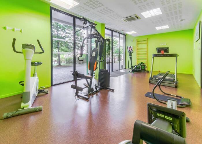 Salle de sport résidence LMNP tourisme affaires Pau All Suites Appart Hôtel