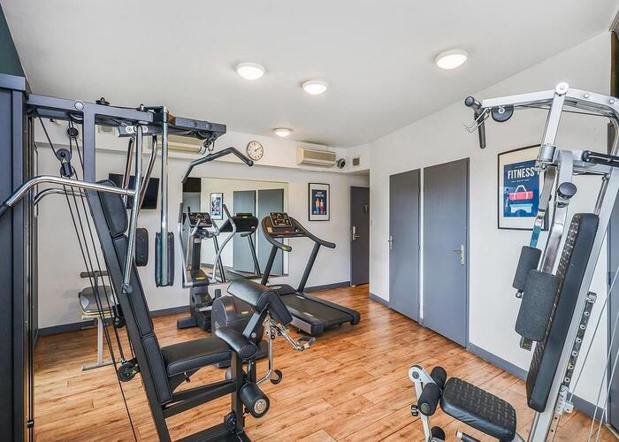 Salle de sport résidence lmnp tourisme affaires Montpellier Appart'city confort Ovalie