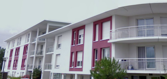 Façade résidence lmnp tourisme affaires Mérignac Alle suites appart hôtel