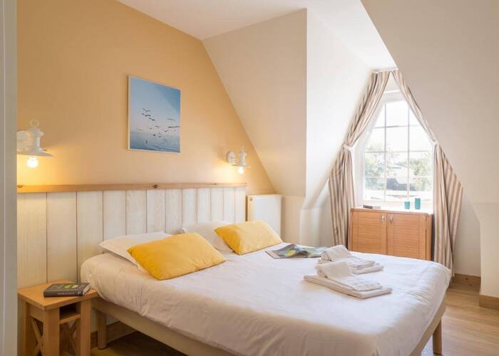 Chambre double résidence lmnp tourisme Fort-Mahon-Plage Village Belle Dune