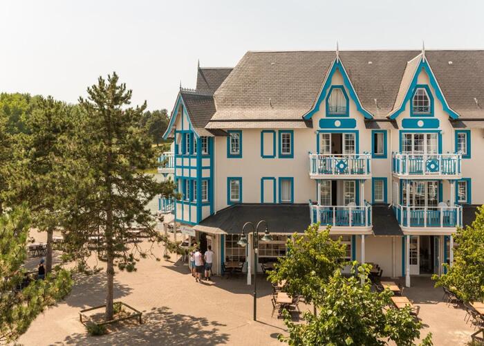 Façade résidence lmnp tourisme Fort-Mahon-Plage Village Belle Dune