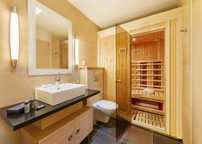 Hammam dans la résidence lmnp tourisme Chaumont-sur-Tharonne Center Parc Les hauts de bruyères