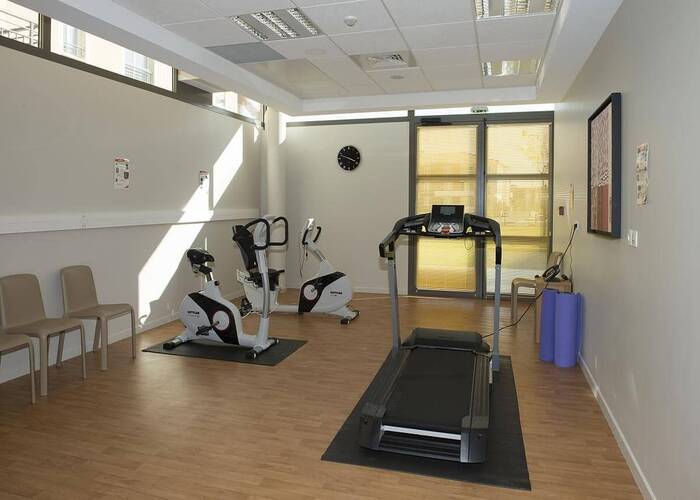 Salle de fitness résidence sénior LMNP Cavaillon Les cigales du Luberon