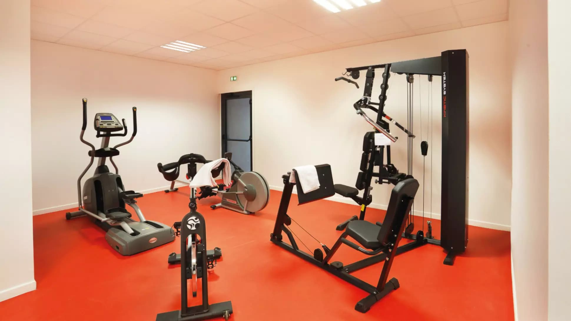 Salle de sport en résidence LMNP étudiante Eurotéléport à Roubaix